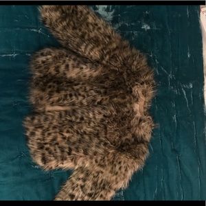 Michael Kors chubbie jacket leopard print